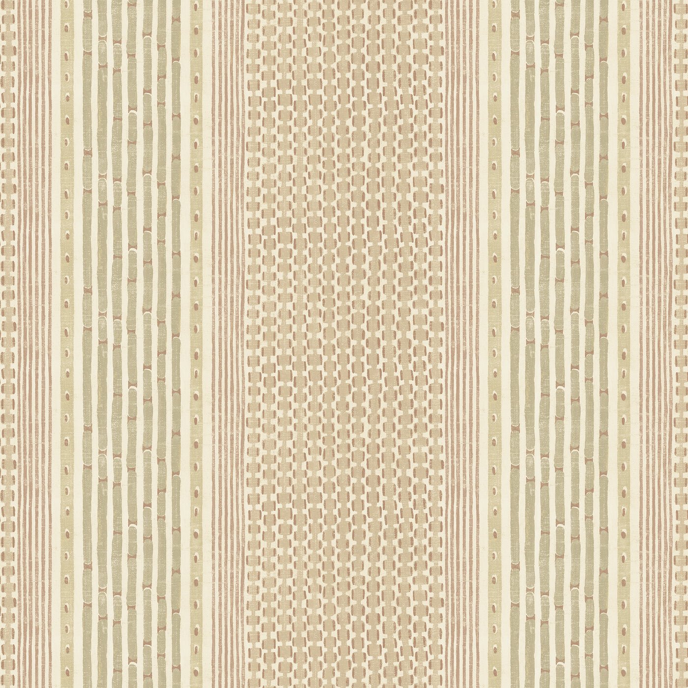 Rita Stripe Wallpaper - Blush and Soft Olive - Josephine Munsey - JMW-104221 - Premier Wallcovering