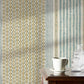 Rita Stripe Wallpaper - Lemon and Light Blue - Josephine Munsey - JMW-104211 - Premier Wallcovering