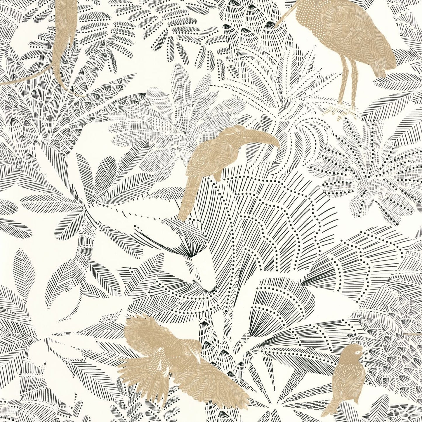 Riviera Wallpaper - Blanc - Caselio - 104269911