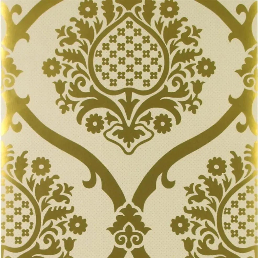 Rocaille Wallpaper - Gold - P472/07 - Designers Guild