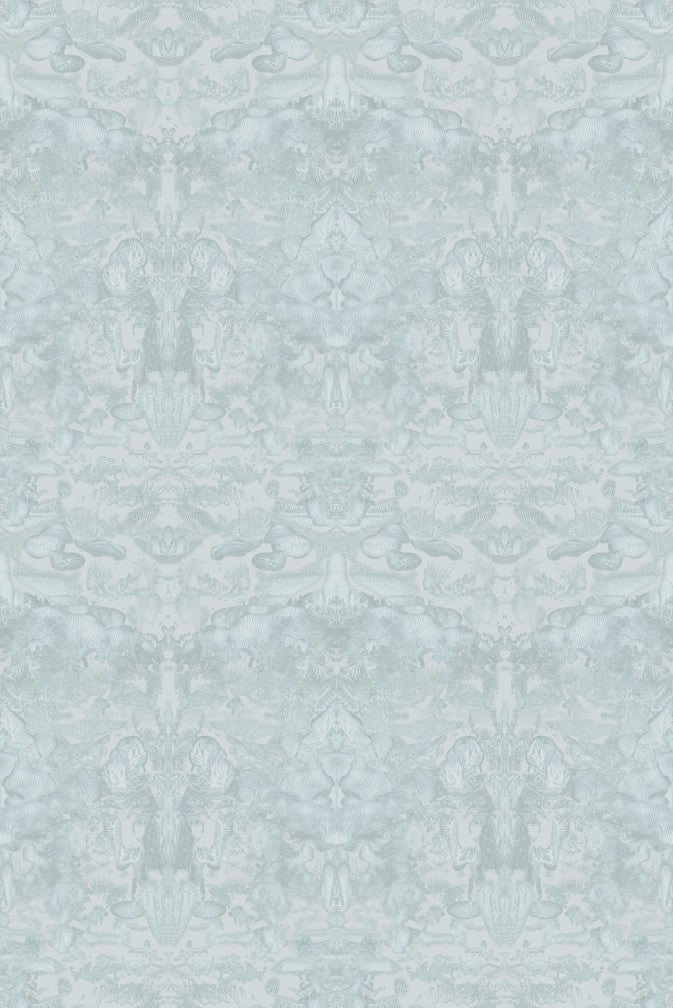 Roller Blotch Wallpaper - Pastel Blue - Timorous Beasties - TB/ROLB/FIB/02 - Premier Wallcovering
