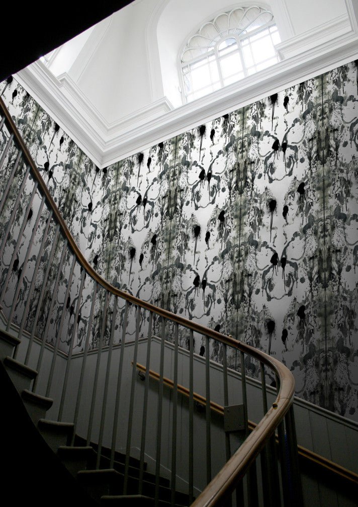 Rorschach Superwide Wallpaper - Ice - Timorous Beasties - ROR/RSW/OBRN/02 - Premier Wallcovering