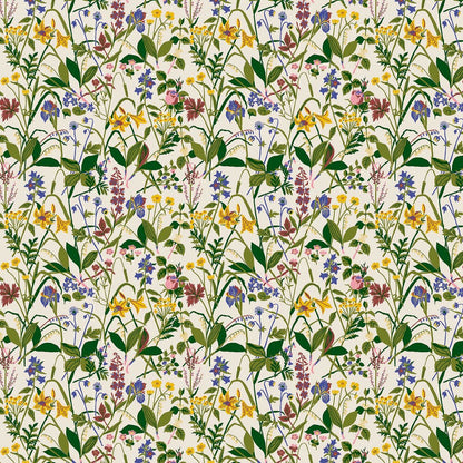Ros och Lilja Wallpaper - Multi - coloured - Boråstapeter - 1962 - Premier Wallcovering