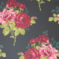 Rosa Alba Wallpaper - Black - Nina Campbell - NCW4033 - 05 - Premier Wallcovering