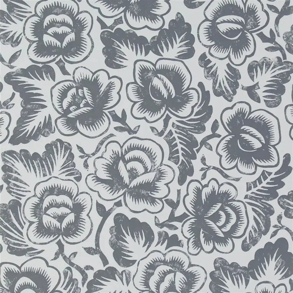Rosario Wallpaper - Graphite - P592/04 - Designers Guild