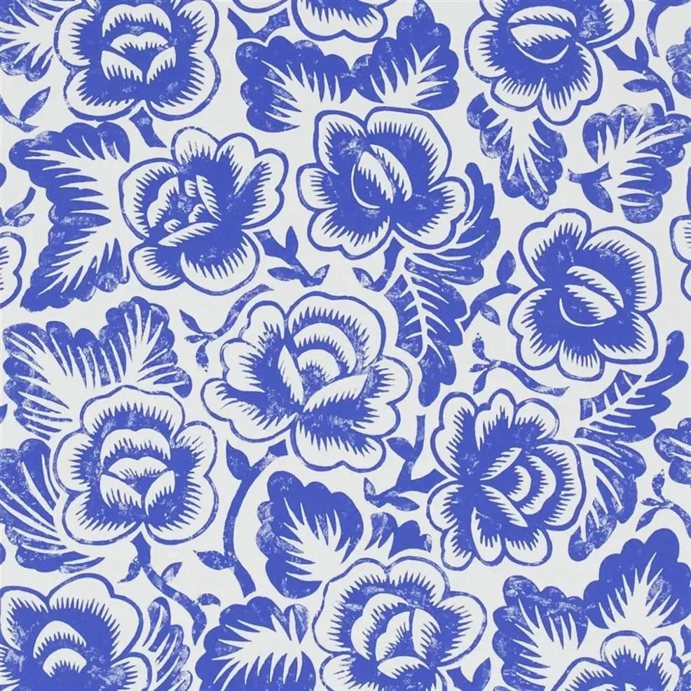 Rosario Wallpaper - Cobalt - P592/07 - Designers Guild