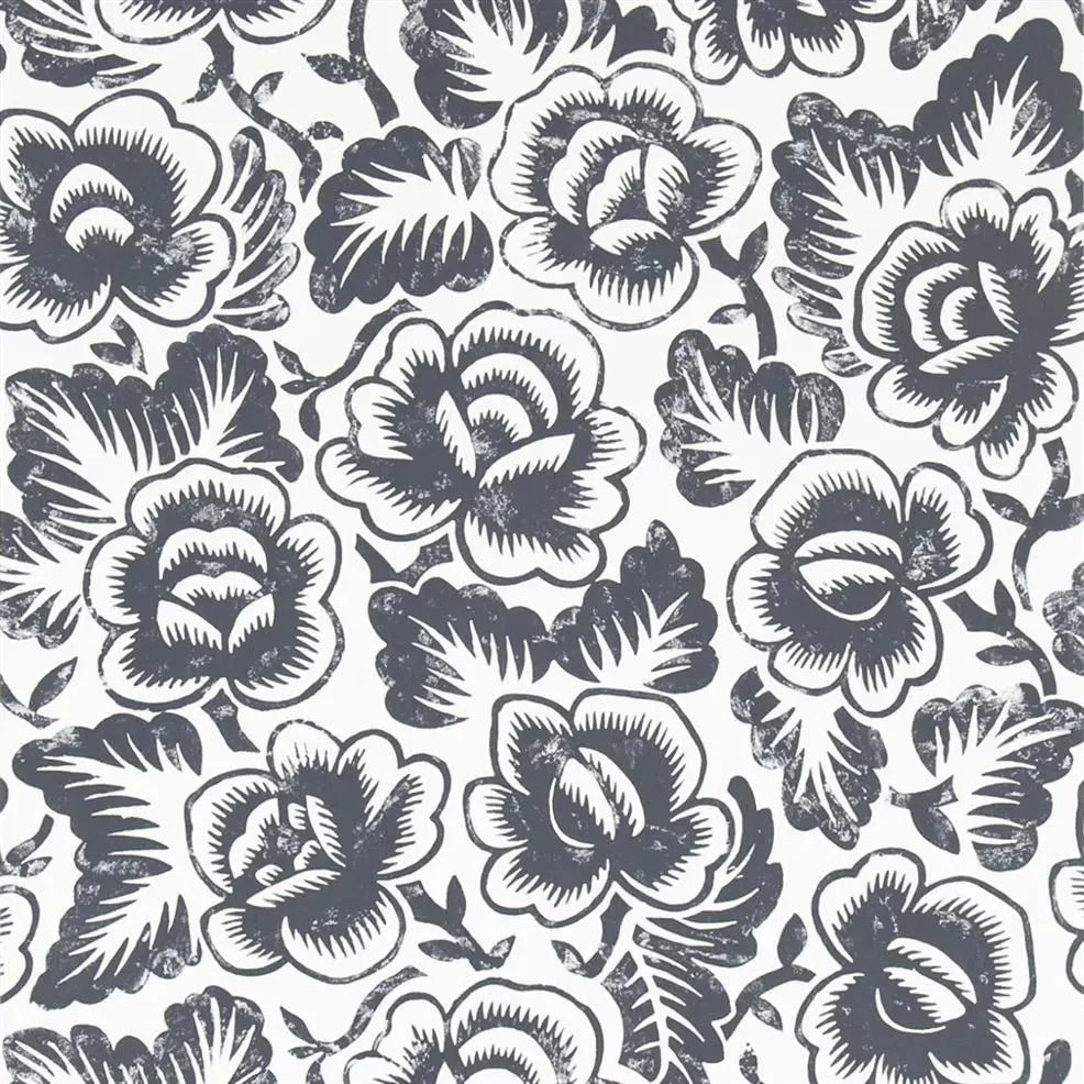 Rosario Wallpaper - Noir - P592/05 - Designers Guild