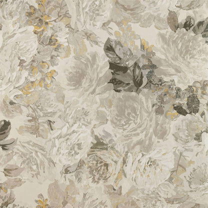 Rose Absolute Wallpaper - Linen/Gold - ZDAR312853 - Zoffany