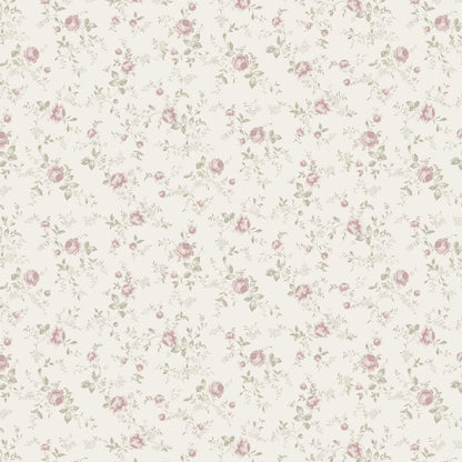 Rose Garden Wallpaper - Ivory - Boråstapeter - 6928 - Premier Wallcovering