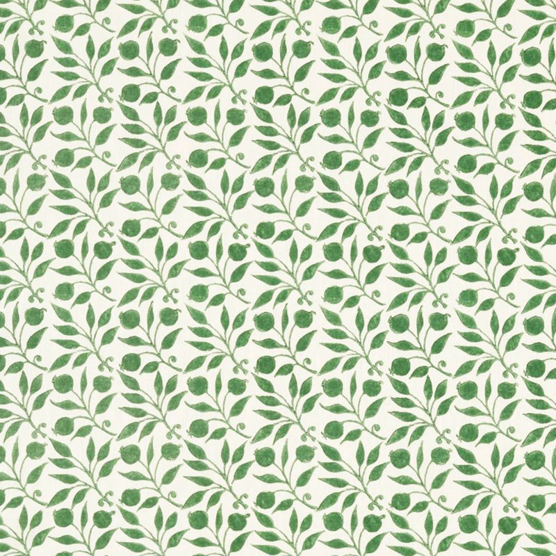 Rosehip Fabric - Forest - Morris & Co - 227260 - Premier Wallcovering