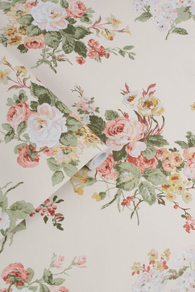 Rosemore Wallpaper - Pale Sable - Laura Ashley - 114897 - Premier Wallcovering