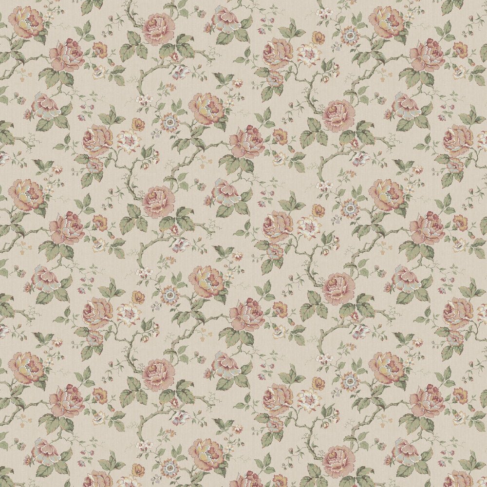 Rosentrad Wallpaper - Nude - Boråstapeter - 4826 - Premier Wallcovering