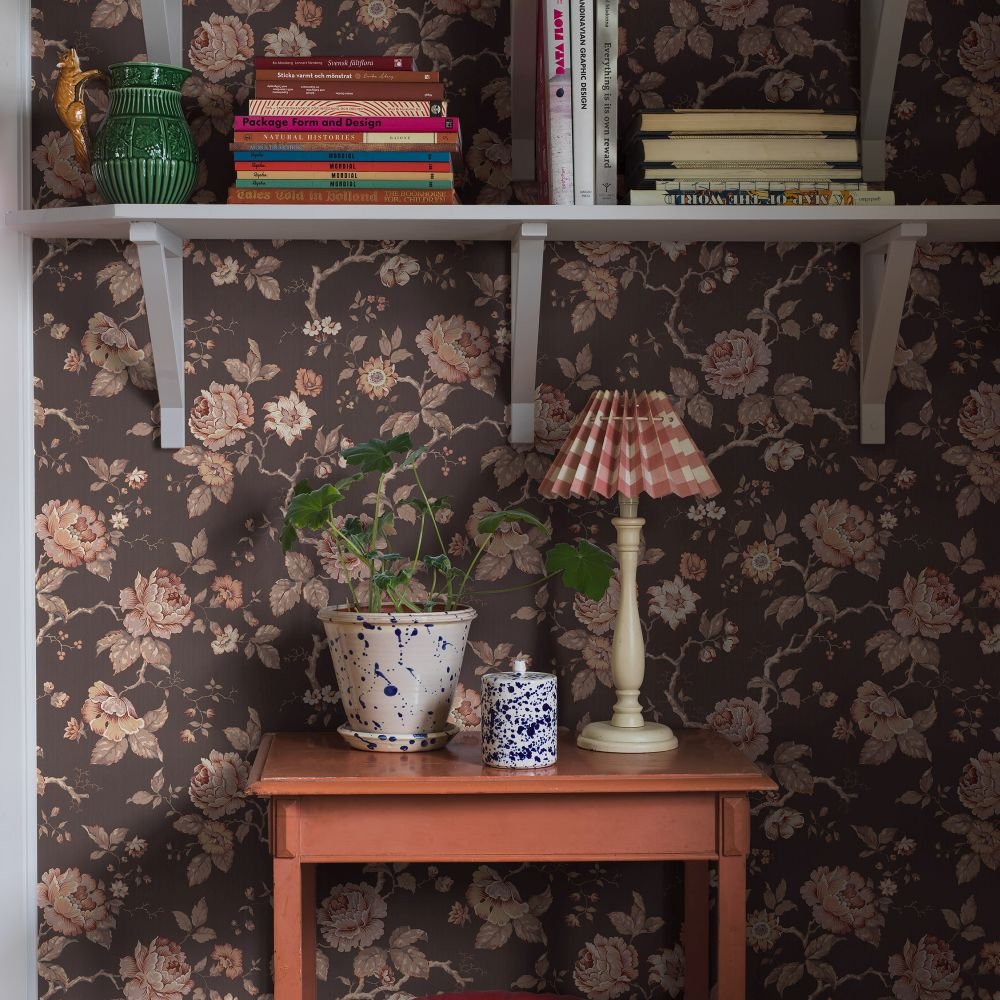 Rosentrad Wallpaper - Slate - Boråstapeter - 4827 - Premier Wallcovering