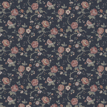 Rosentrad Wallpaper - Charcoal - Boråstapeter - 4825 - Premier Wallcovering