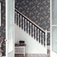 Rosentrad Wallpaper - Charcoal - Boråstapeter - 4825 - Premier Wallcovering