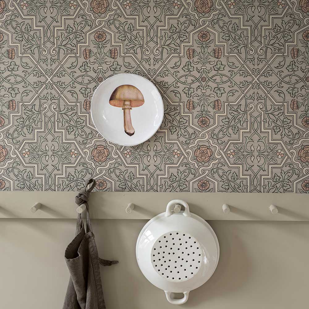 Rosenvinge Wallpaper - Pink - Boråstapeter - 4501 - Premier Wallcovering