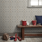 Rosenvinge Wallpaper - Blue - Boråstapeter - 4589 - Premier Wallcovering