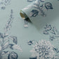 Roseraie Wallpaper - Seaglass - Clarke & Clarke - W0197/04 - Premier Wallcovering