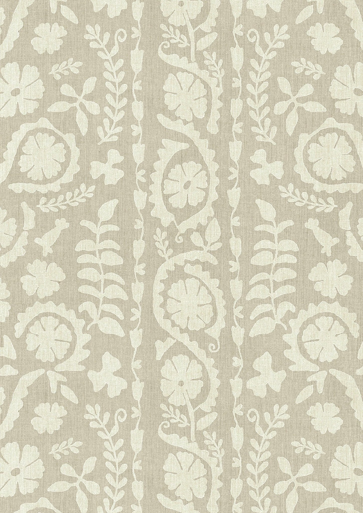 Rosetta Wallpaper - Hessian - Lewis & Wood - Premier Wallcovering