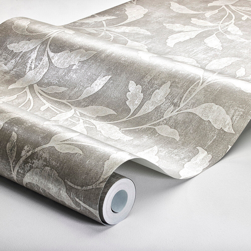 Rosewood Night Wallpaper - Charcoal - Boråstapeter - 4268 - Premier Wallcovering