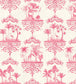 Rousseau Wallpaper - Fuchsia on White - 99/9041 - Cole & Son - Premier Wallcovering