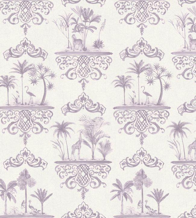 Rousseau Wallpaper - Mulberry on White - 99/9038 - Cole & Son - Premier Wallcovering
