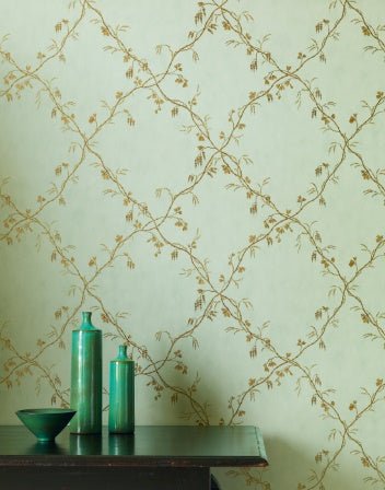 Roussillon Wallpaper - Red - Colefax & Fowler - 07971/01 - Premier Wallcovering