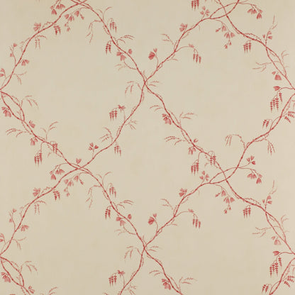 Roussillon Wallpaper - Red - Colefax & Fowler - 07971/01 - Premier Wallcovering