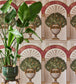 Royal Jardiniere Wallpaper - Spring Green & Rose on Stone - 118/11026 - Cole & Son - Premier Wallcovering