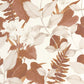 Royal Lily Soliflore Wallpaper - Terre De Sienne - Casadeco - 200263443 - Premier Wallcovering