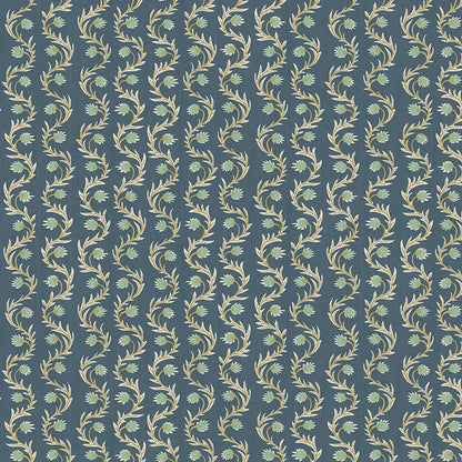 Rubia Wallpaper - Navy - Josephine Munsey - JMW-105201 - Premier Wallcovering