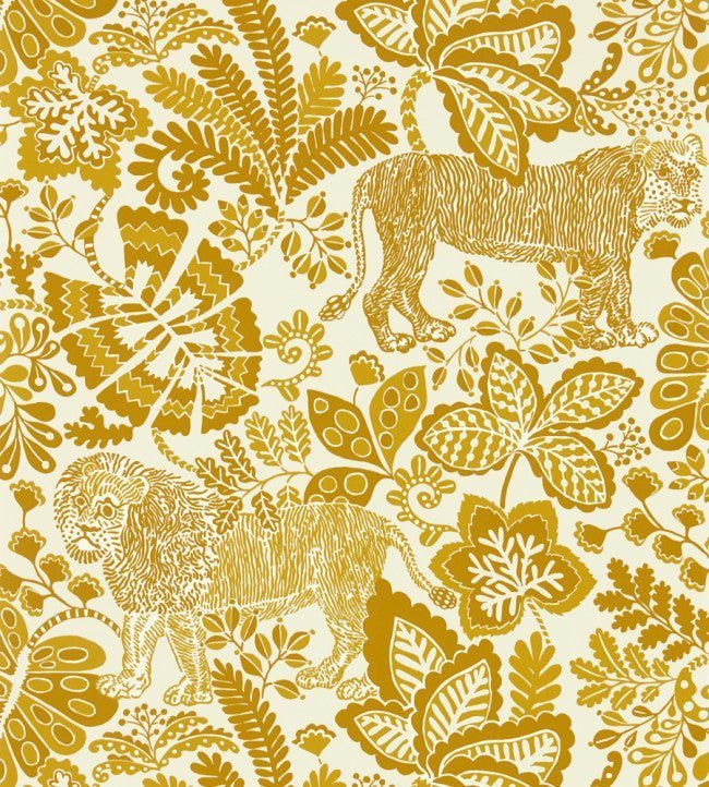 Rumble In The Jungle Wallpaper - Pebble / Chai - NART112805 - Scion