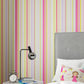 Rush Wallpaper - Strawberry Sailor Blue Apple & Neutrals - HLTF112655 - Harlequin - Premier Wallcovering
