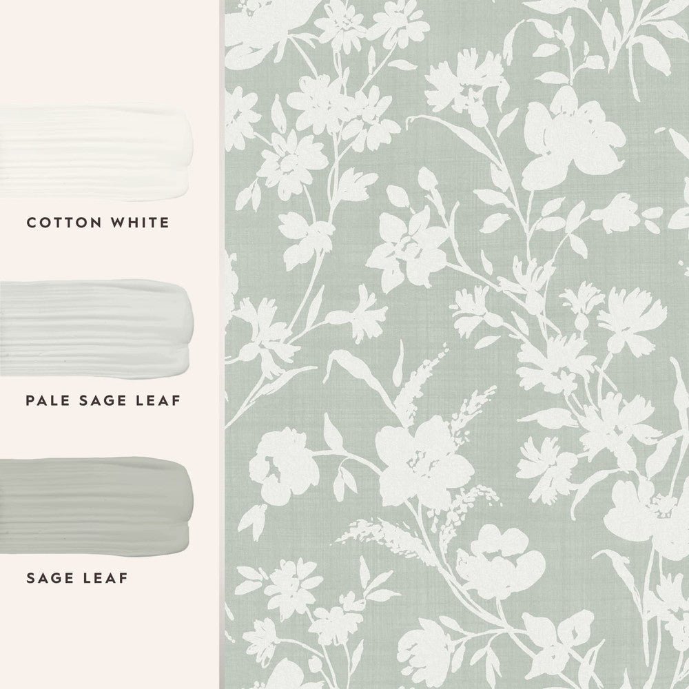 Rye Wallpaper - Sage Green - Laura Ashley - 119855 - Premier Wallcovering