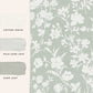 Rye Wallpaper - Sage Green - Laura Ashley - 119855 - Premier Wallcovering