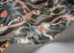 Safari Totem Wallpaper - Ruby & Print Room Blue on Charcoal - 119/2008 - Cole & Son - Premier Wallcovering