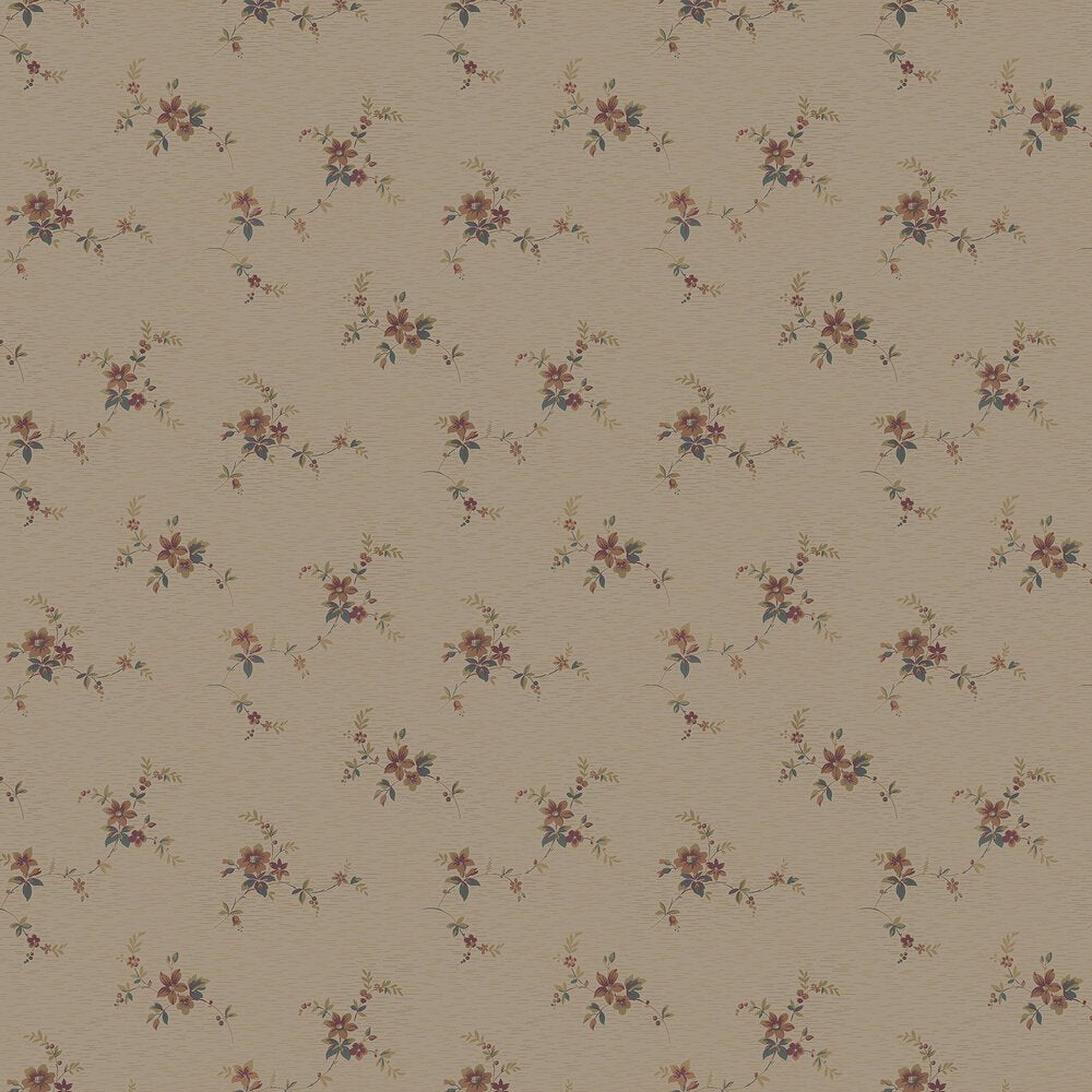 Saga Wallpaper - Brown/ Gold - Boråstapeter - 3291 - Premier Wallcovering