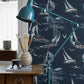 Sailboats Wallpaper - Dark Blue - Boråstapeter - 8853 - Premier Wallcovering