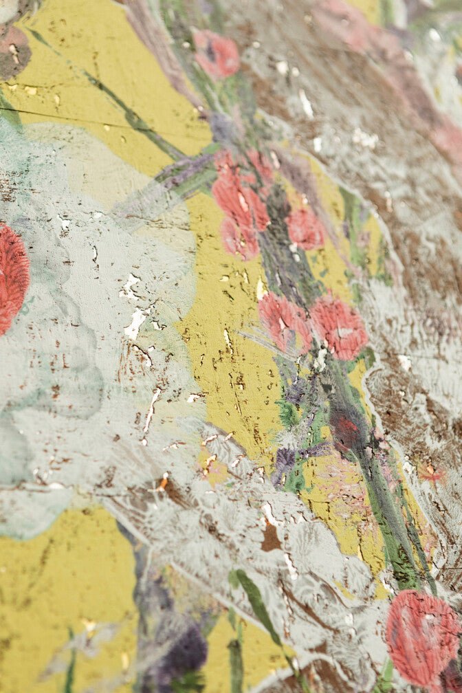 Sakura Cork Wallpaper - Yellow Tang - Timorous Beasties - DWN/SAK/WSCF/03 - Premier Wallcovering