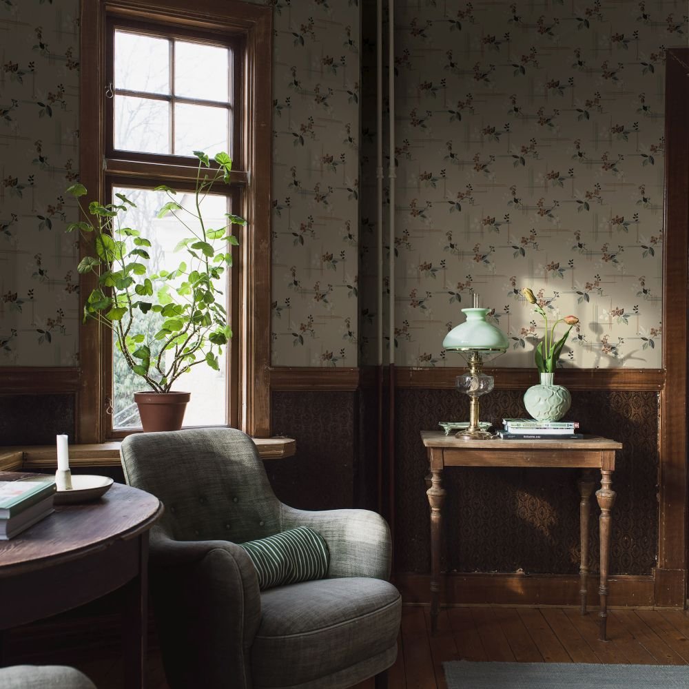 Salangen Wallpaper - Cream - Boråstapeter - 4172 - Premier Wallcovering