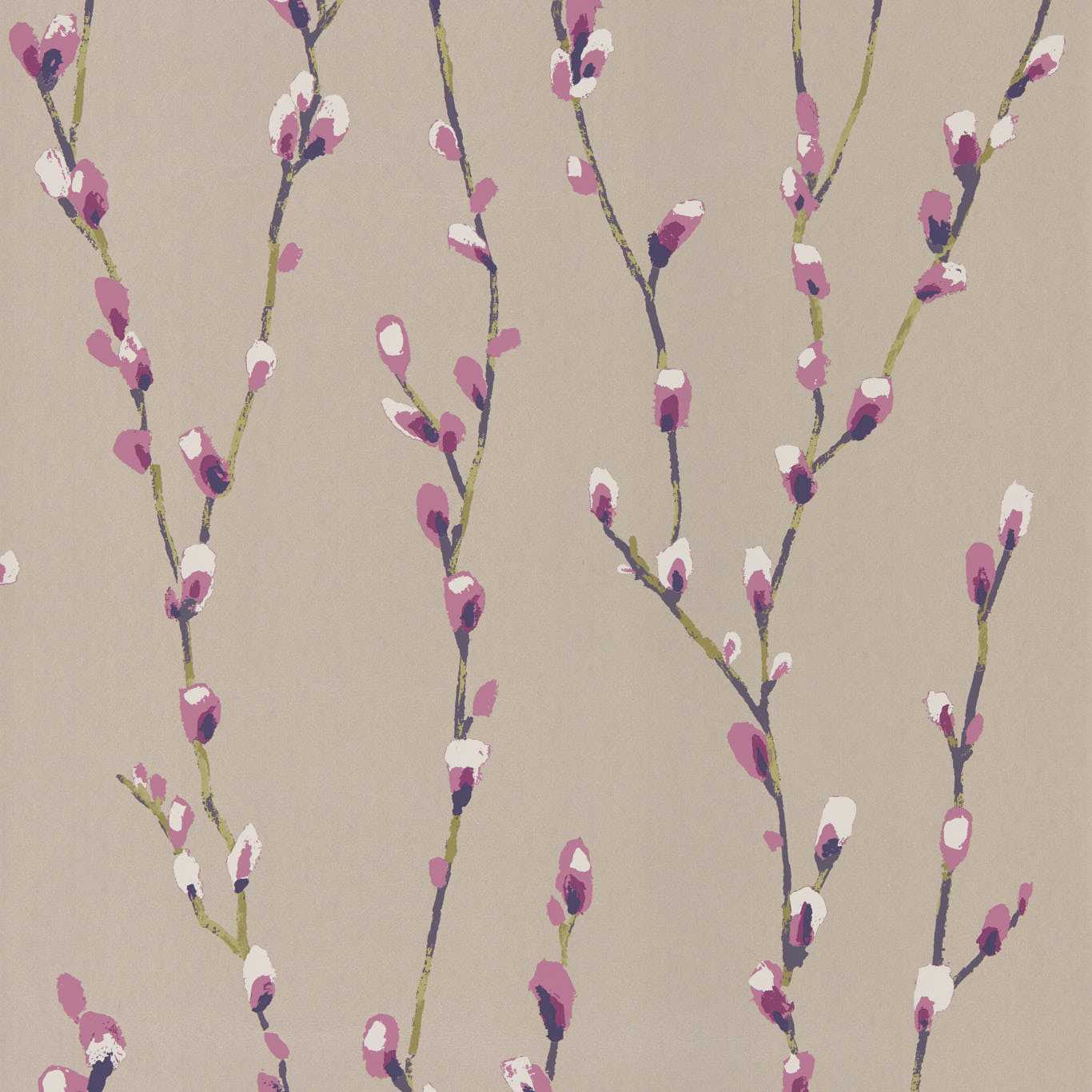 Salice Wallpaper - Heather/Gilver - Harlequin - HSTO111472