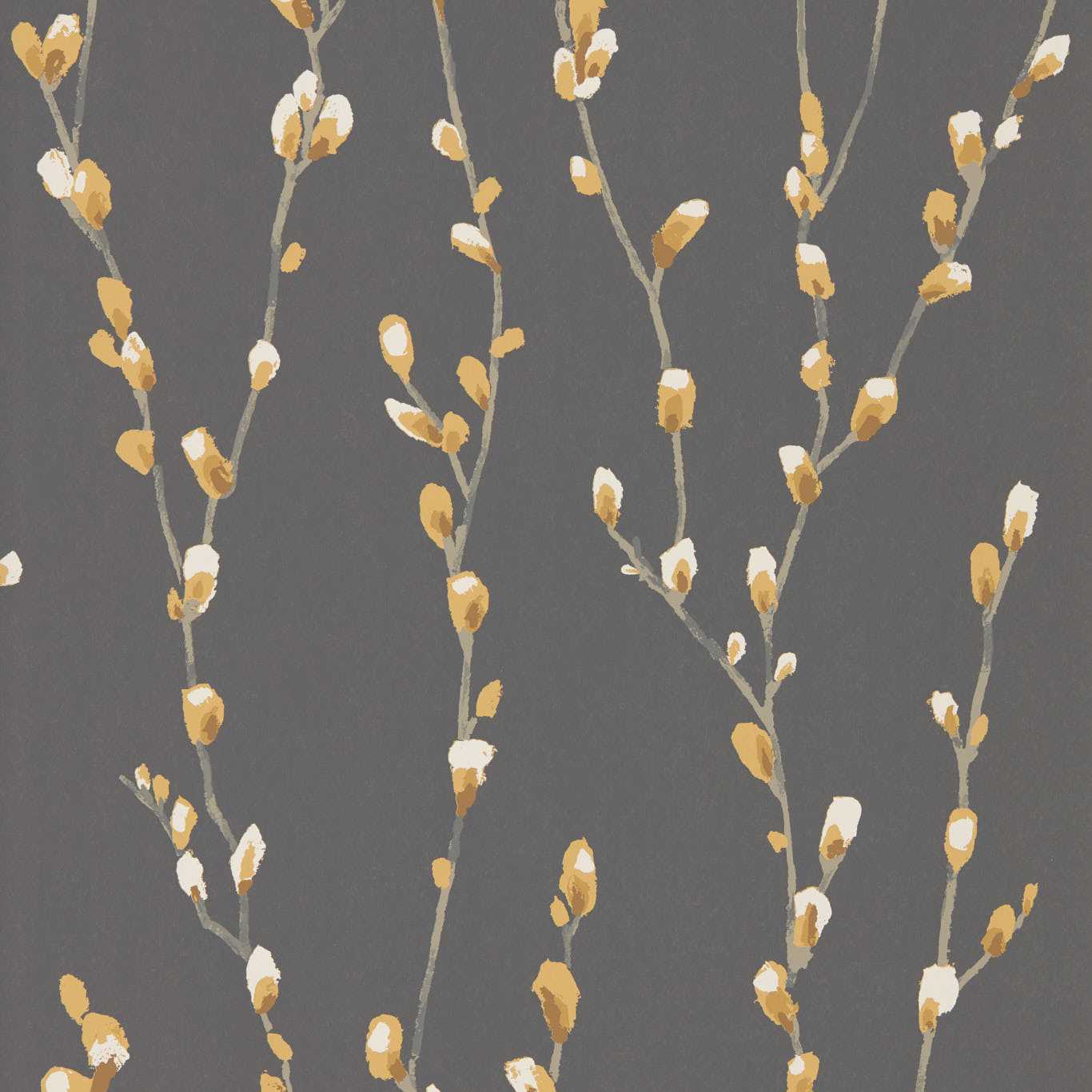 Salice Wallpaper - Ochre/Sepia - Harlequin - HSTO111468