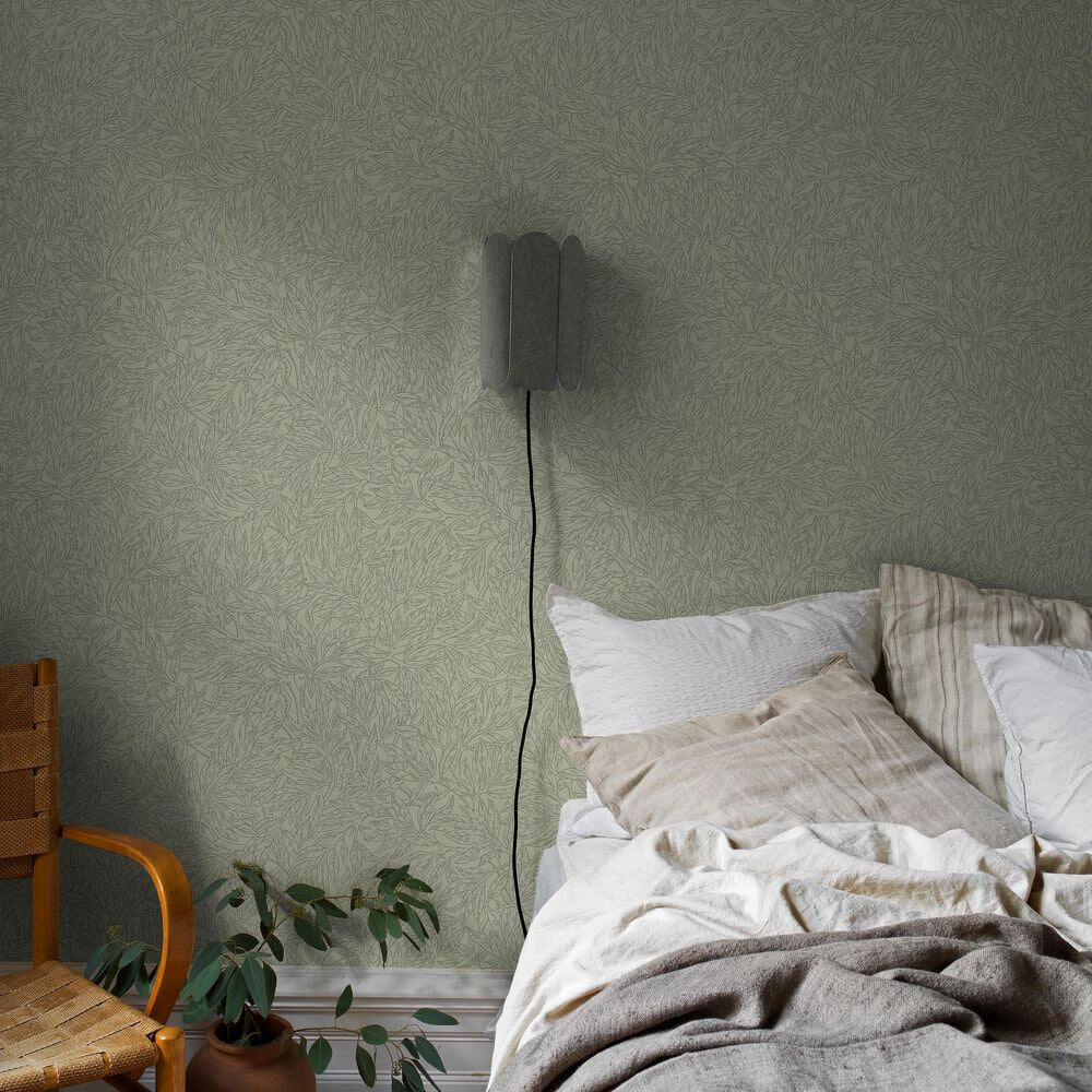 Salix Alba Wallpaper - Sage - Boråstapeter - 7787 - Premier Wallcovering