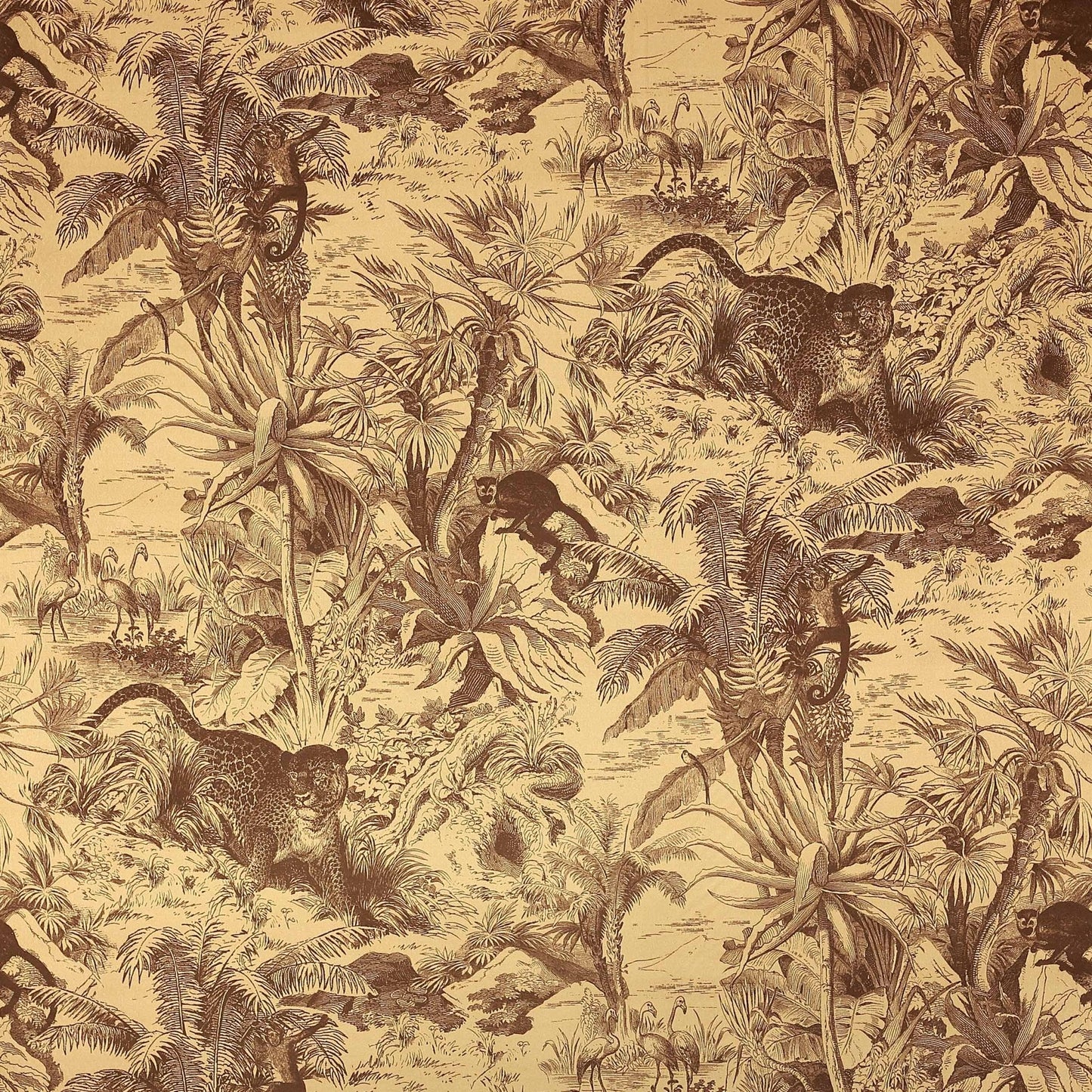 Salvator Fabric - Cuir - Manuel Canovas - M4045-02 - Premier Wallcovering