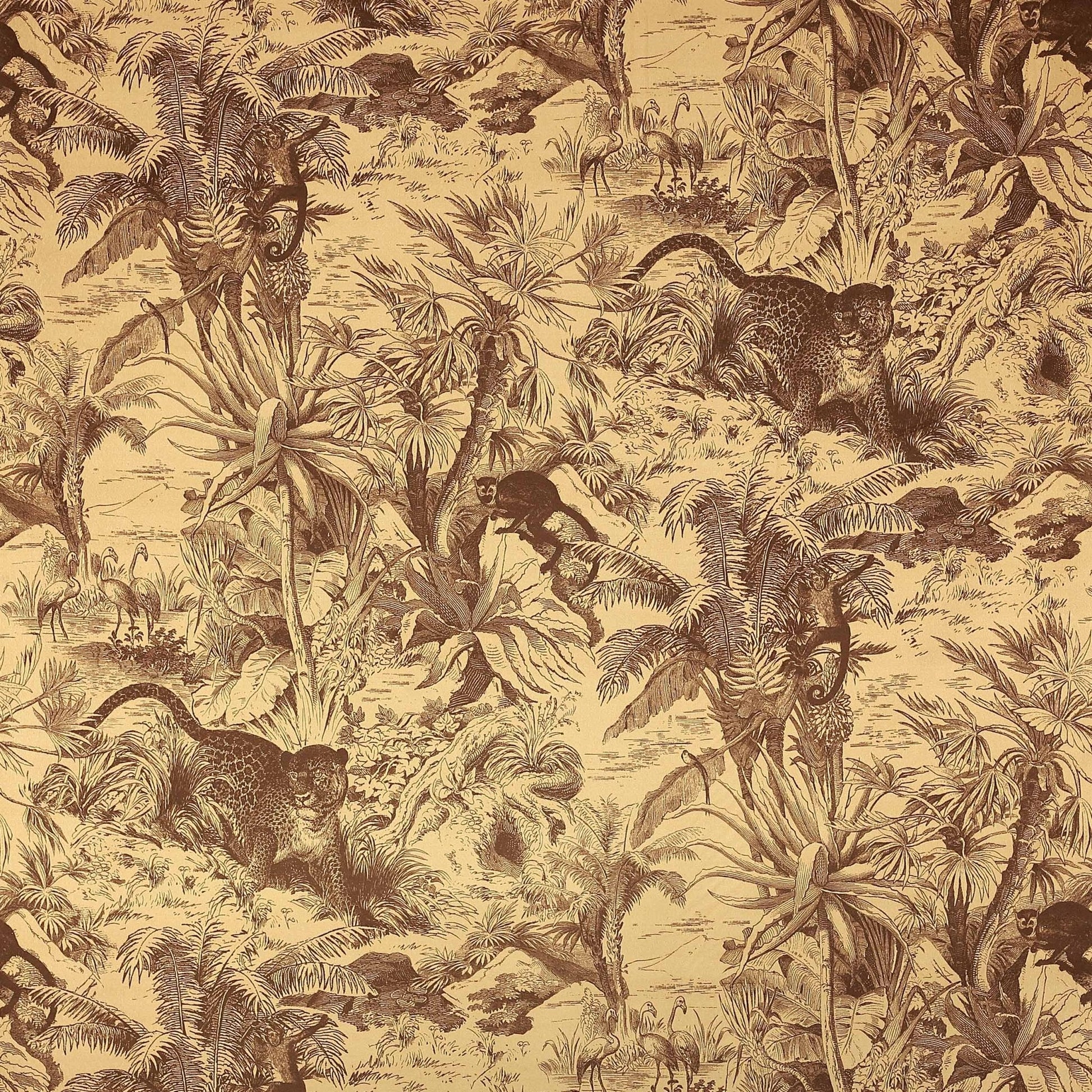 Salvator Fabric - Cuir - Manuel Canovas - M4045-02 - Premier Wallcovering