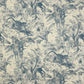 Salvator Lin Fabric - Bleu - Manuel Canovas - M4044-04 - Premier Wallcovering