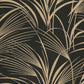 Samarra Babylone Wallpaper - Noir Reglisse - Casadeco - 89729035 - Premier Wallcovering