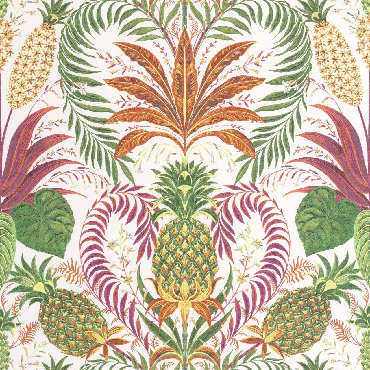 Samba Rio Wallpaper - Fuchsia - Casadeco - 201824497 - Premier Wallcovering