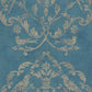 San Marco Palazzo Wallpaper - Bleu And Taupe - Casadeco - 83616420 - Premier Wallcovering