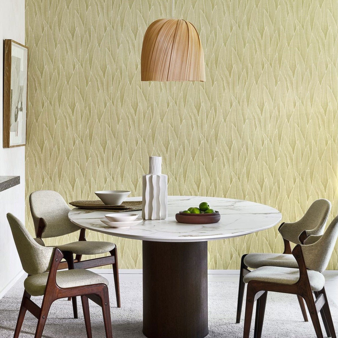 Sansevieria Rio Wallpaper - Argile Vert - Casadeco - 201837260 - Premier Wallcovering